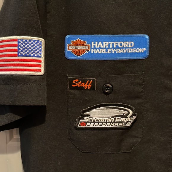 Genuine Harley Davidson Staff shirt - Picture 3 of 7